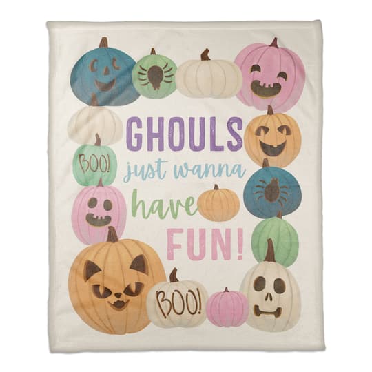 Ghouls Just Wanna Have Fun Fleece Blanket
